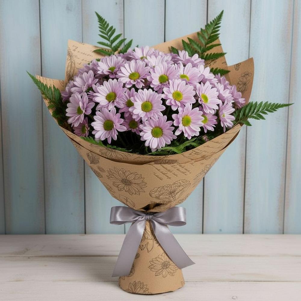 Букет цветов из: Хризантемы в Привольной