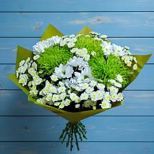 Букет цветов из:  Хризантемы в Привольной