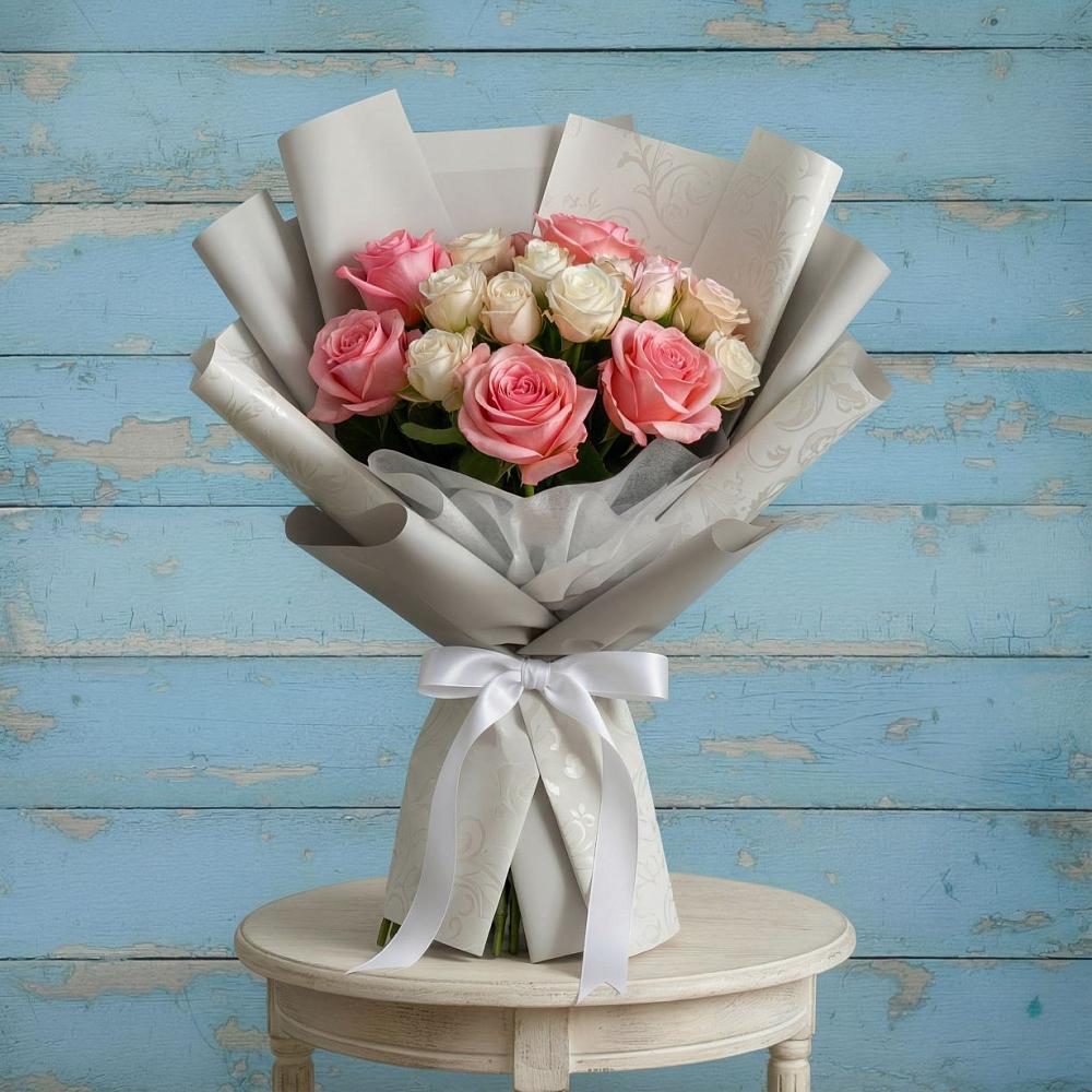 Букет цветов из: Розы в Привольной