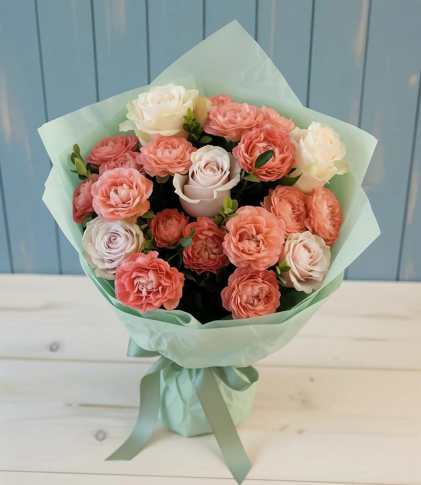 Букет цветов из: Розы в Привольной