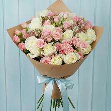 Букет цветов из:  Розы в Привольной